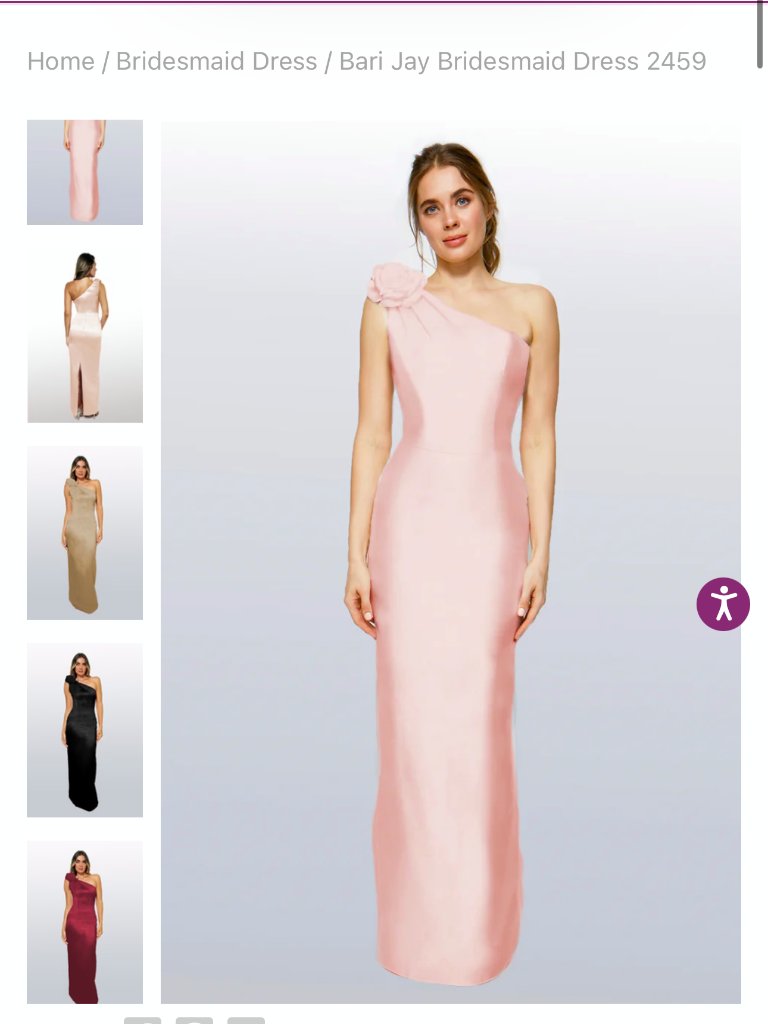 Bari Jay Bridesmaid Dress 2459 - Blush